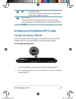 Preview for 12 page of Asus EeeKeyboard PC EK1542 User Manual