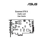 Asus Essence STX II User Manual preview