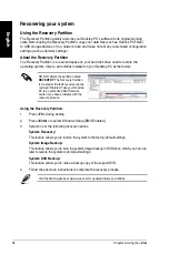 Предварительный просмотр 68 страницы Asus Essentio CG8270 User Manual