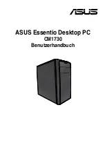 Предварительный просмотр 69 страницы Asus Essentio CM1730 User Manual