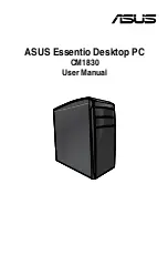 Preview for 1 page of Asus Essentio CM1830 User Manual