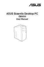 Asus Essentio CM6650 User Manual preview