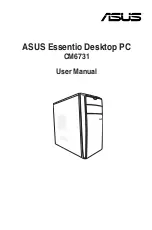 Предварительный просмотр 1 страницы Asus Essentio CM6731 User Manual