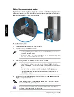 Предварительный просмотр 42 страницы Asus Essentio CP1130 User Manual