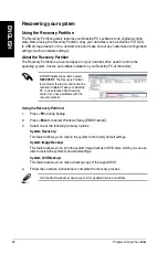 Предварительный просмотр 60 страницы Asus Essentio CP3130 User Manual