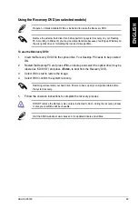 Предварительный просмотр 61 страницы Asus Essentio CP3130 User Manual