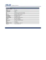 Preview for 2 page of Asus ET2011AUKB Specifications