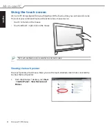 Предварительный просмотр 20 страницы Asus ET2203T-B0317 - Eee Top User Manual