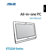 Предварительный просмотр 1 страницы Asus ET2220 Series User Manual