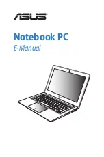 Preview for 1 page of Asus F201E E-Manual