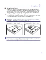 Preview for 27 page of Asus F70SL Hardware User Manual