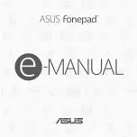 Asus Fonepad E9021b E-Manual preview