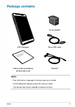 Предварительный просмотр 9 страницы Asus Fonepad ME560CG User Manual