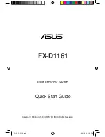 Предварительный просмотр 2 страницы Asus FX-D1161 Quick Start Manual