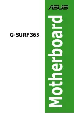 Asus G-SURF365 User Manual preview