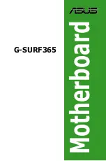 Предварительный просмотр 1 страницы Asus G-SURF365 User Manual