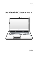 Preview for 1 page of Asus G73J Manual