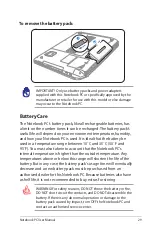 Preview for 29 page of Asus G75VW Manual