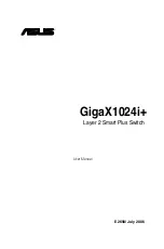 Preview for 1 page of Asus GigaX1024i+ User Manual