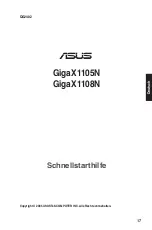 Preview for 18 page of Asus GigaX1105N Quick Start Manual