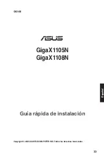 Preview for 34 page of Asus GigaX1105N Quick Start Manual