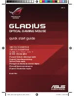 Asus Gladius P501 Quick Start Manual preview