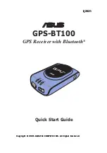 Asus GPS-BT100 Quick Start Manual preview