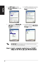 Preview for 8 page of Asus GPS-BT100 Quick Start Manual