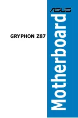 Asus GRYPHON Z87 User Manual preview