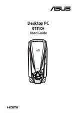 Asus GT51CH User Manual preview