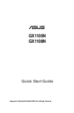 Preview for 2 page of Asus GX1105N Quick Start Manual