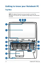 Предварительный просмотр 14 страницы Asus GX700V E-Manual