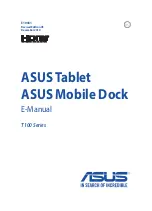 Asus H100T Mobile Dock2 E-Manual preview