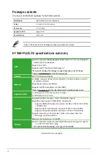 Preview for 6 page of Asus H110M-PLUS D3 User Manual