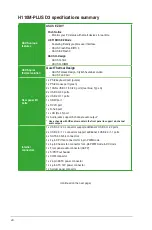 Preview for 8 page of Asus H110M-PLUS D3 User Manual