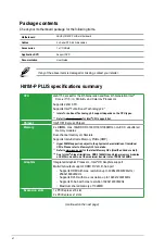 Preview for 6 page of Asus H81M-P PLUS User Manual