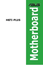 Preview for 1 page of Asus H871I-Plus User Manual