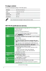 Preview for 6 page of Asus H871I-Plus User Manual