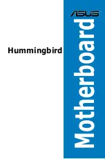 Asus Hummingbird User Manual preview