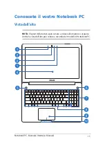 Предварительный просмотр 15 страницы Asus I7914 (Italian) Manuale Utente