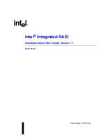 Asus Integrated RAID Installation & Quick Start Manual preview