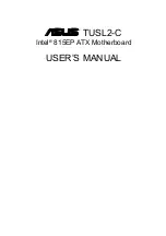 Asus INTEL TUSL2-C User Manual preview