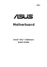 Asus Intel Viiv Quick Manual preview