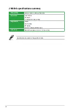 Preview for 8 page of Asus J1800I-A User Manual