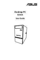 Предварительный просмотр 1 страницы Asus K30DA User Manual