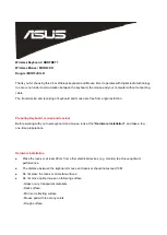 Asus KBRFBE71 Manual preview