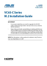 Asus M2 Installation Manual предпросмотр