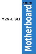 Asus M2N-E SLI User Manual preview