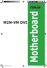 Предварительный просмотр 1 страницы Asus M2N-VM - Motherboard - Micro ATX User Manual