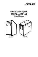 Preview for 1 page of Asus M31AD User Manual